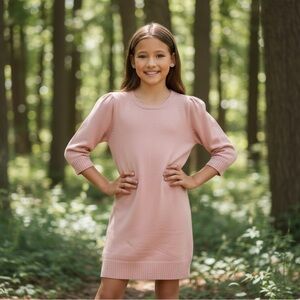 BCX Girls  Glitter Sweater Dress NWT